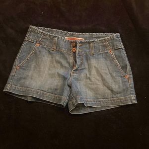 Denim shorts